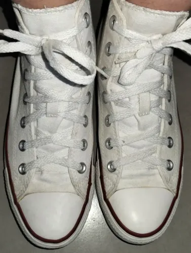 Tênis Converse All Star Chuck Taylor Branco Cano Alto - Tam 36 (Original)