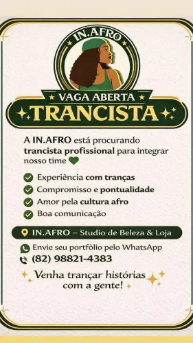 Venha fazer parte do nosso time