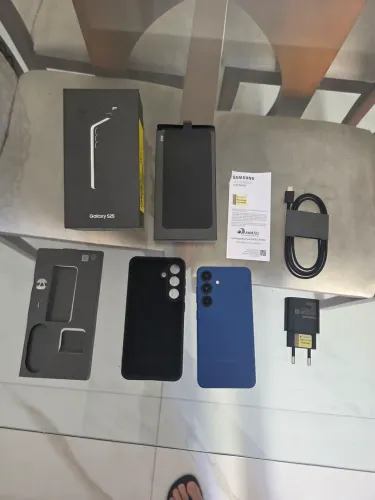 Galaxy S25 256gb , 12gb ram, azul metálico novo