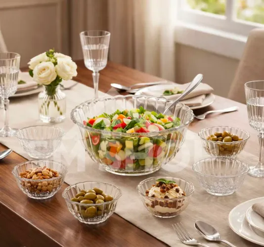 Conjunto de bowl para sobremesa