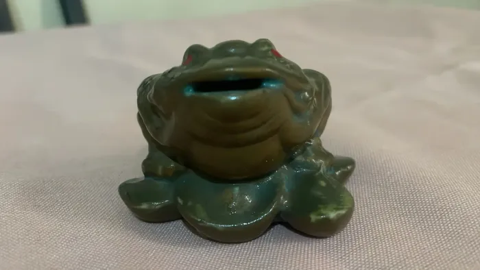 Enfeite de sapo da sorte