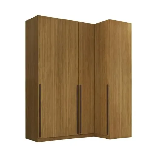 Guarda-roupa de Canto Reto 4 Portas