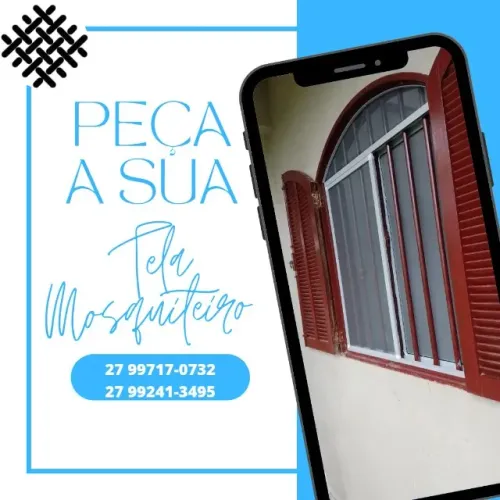 Tela mosquiteiro para residências e industrias