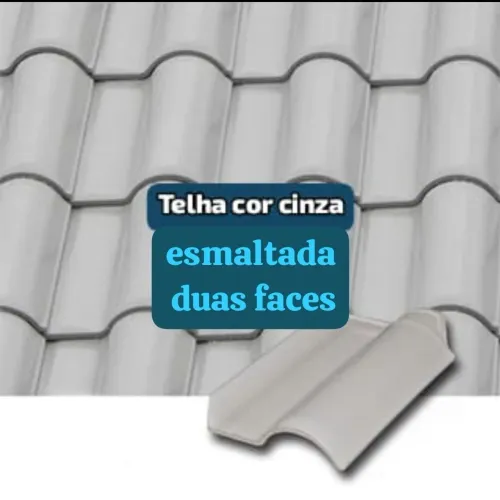 Telhas esmaltadas duas faces Tetogress