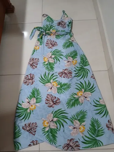 Vestido longo floral M