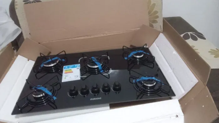 Cooktop Itatiaia 5 bocas a gás novo nunca usado 
