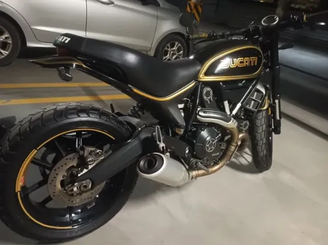 Moto Ducati Scrambler Icon 800 CC - Edição Especial - Visual Exclusivo e Único no Brasil