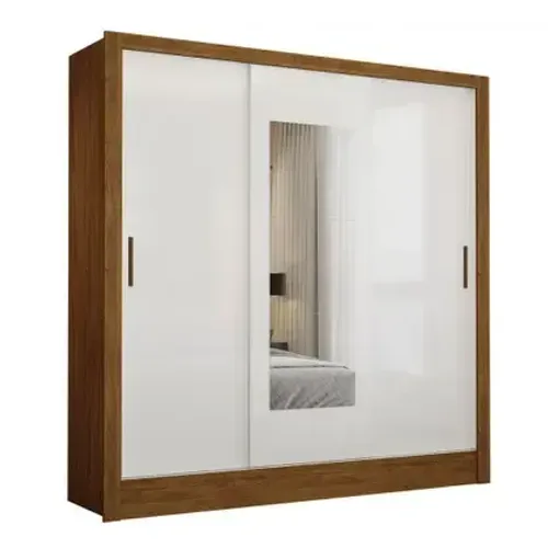 Guarda Roupa Casal Fortaleza 3 Portas - Pronta Entrega