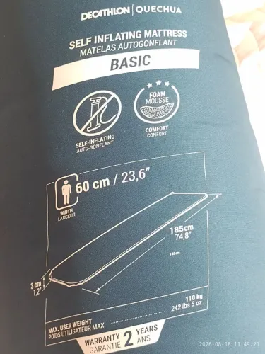Colchão de acampamento Quechua