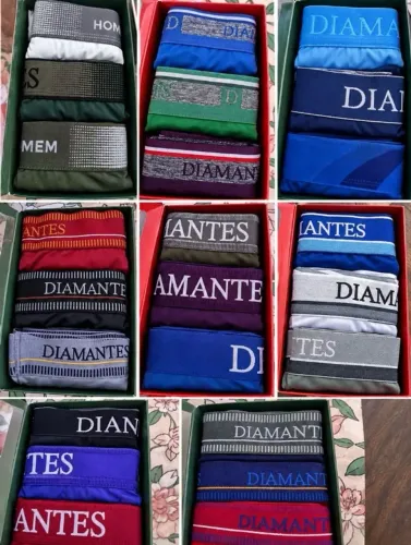 Cueca diamante parcelado
