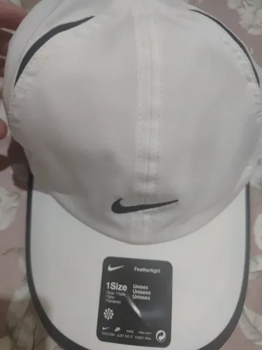 Boné Nike Featherlight 2021 Branco velcro não desgasta