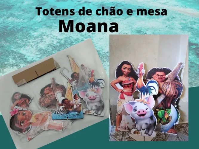 Totêns pra festa - Tema Moana