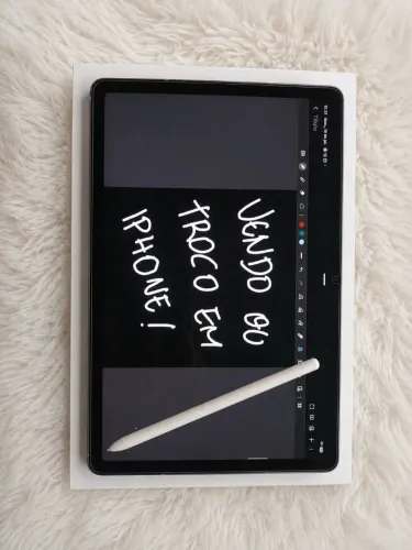 Samsung Tab s10 lite VENDO OU TROCO EM IPHONE ou linha ultra da Samsung