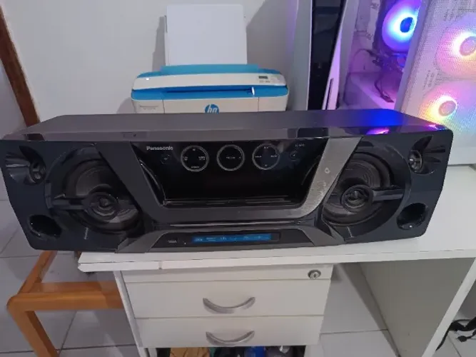 Som bluetooth Panasonic ótimo