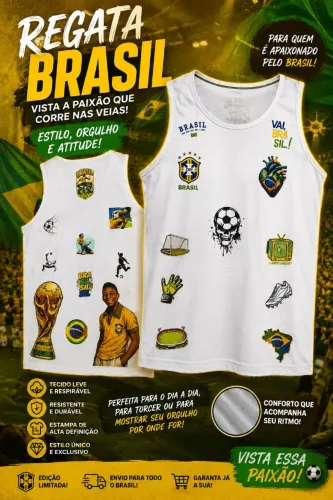 Camisas do Brasil exclusivas