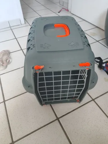 CAIXA DE TRANSPORTE PET CACHORRO GATO USADA