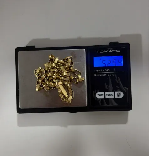 Corrente de ouro maciço 18k