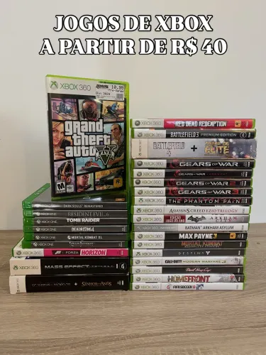 JOGOS XBOX (360 e ONE)