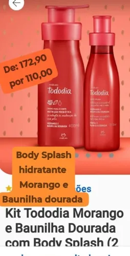 Morango e Baunilha dourada