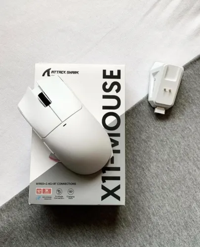 Mouse Gamer Attack Shark X11 Branco