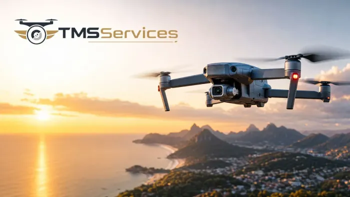 Filmagem e imagens com drone 