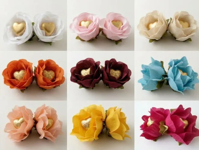Forminhas de tecidos para doces finos!