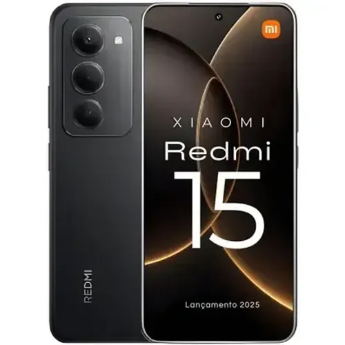 Celular REDMI NOTE 15 8/256GB PRETO