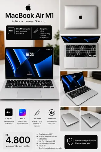 MacBook Air M1 - Ótimo estado de conservação 
