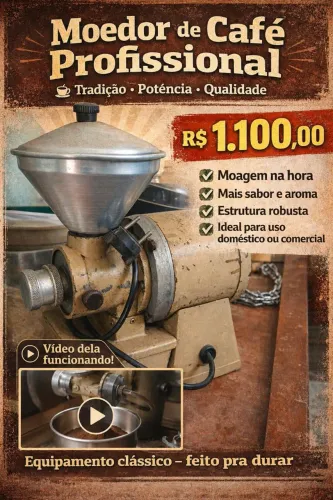 Máquina moer café 