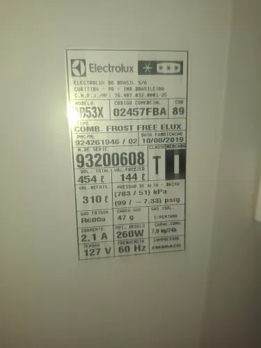 Geladeira Electrolux 598 L