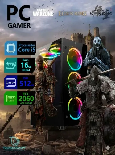Pc Game i5 16GB SSD 480GB RTx 2060 Garantia e Nota 