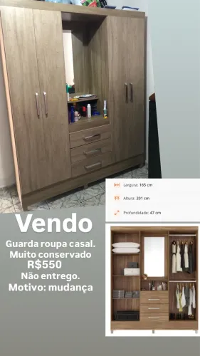 Guarda roupa casal