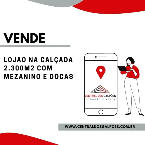 Centro comercial para venda com 1600 metros quadrados em Calçada - Salvador - BA