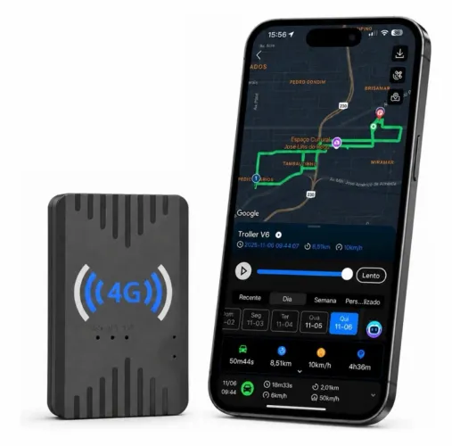 Rastreador GPS 4G Portatil para carro, moto caminhao