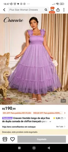 Vestido gestante, nunca usado