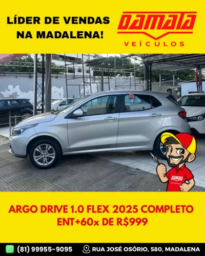 Fiat Argo Drive 1.0 6V Flex 2025