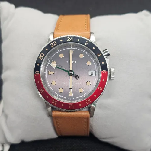Timex - Waterbury - GMT - Quartz - Novo - 10x sem juros