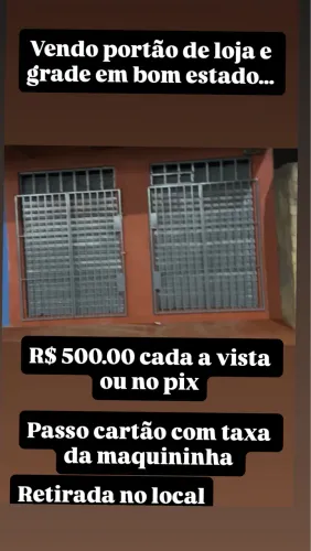 Portão de loja