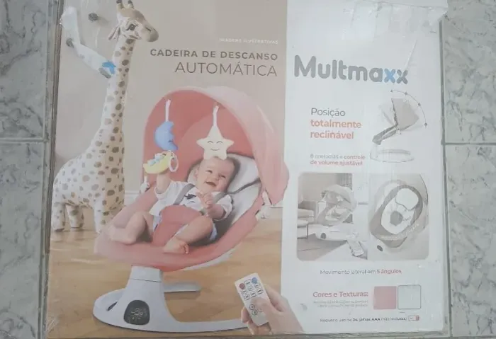 Cadeira de descanso para Bebê Cadeirinha automática de balanço musical