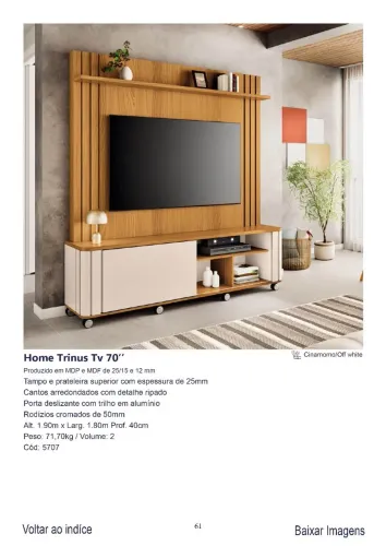 Home Trinus Tv 70'' 1.80m