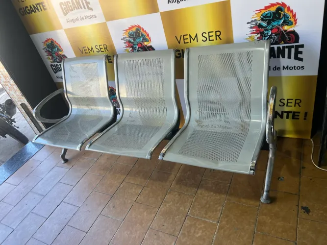 Longarina de 3 Lugares - Banco de Espera - Cadeira de Escritório 