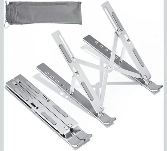 Suporte dobrável para notebook, tablet e celular