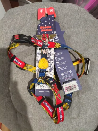 Conjunto peitoral e guia tamanho Ppara cães 