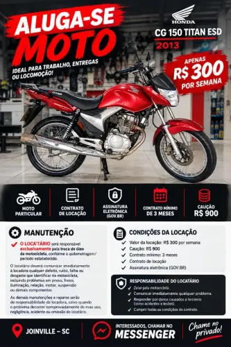 Aluguel de moto