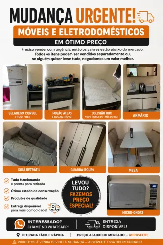Moveis e eletrodomésticos