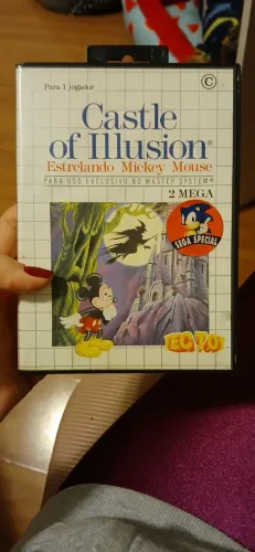 Jogo Master System III Castle of illusion Mickey