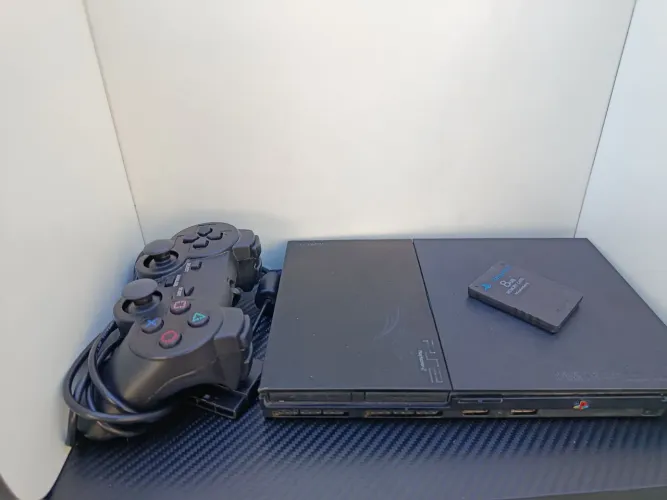 Vídeo game PS2,1 controle, MEMORY CARD leitor não funciona pega somente pen drive