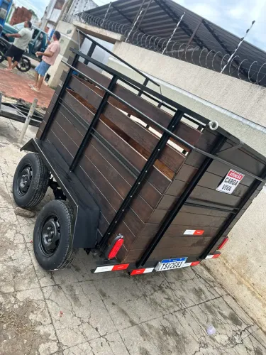 Reboque 2 eixos novo
