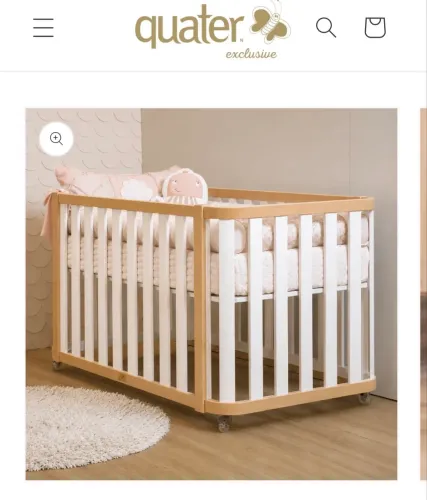 Berço 3 em 1 Evolutivo - Quater
