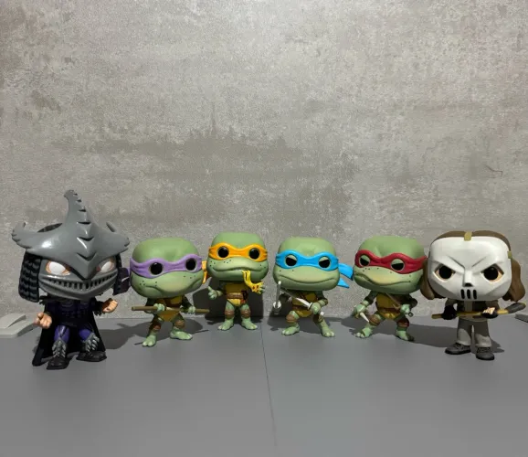Tartarugas ninja funkos 6 unidades